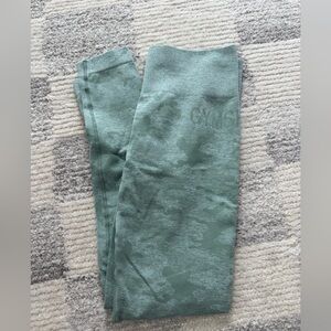 Gymshark Camouflage Leggings - Green